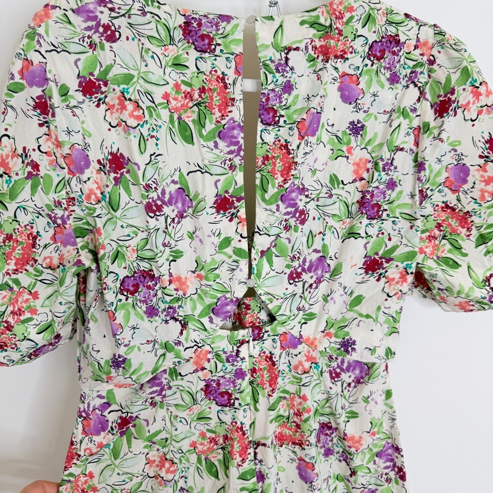 Zara maxi floral dress size L - Picture 9 of 10